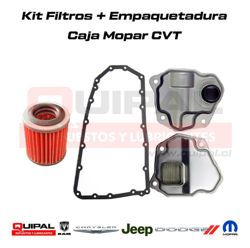 Imagen 2 de 3 de Kit Filtros Caja Cvt Jeep Compass Patrtiot Dodge Caliber