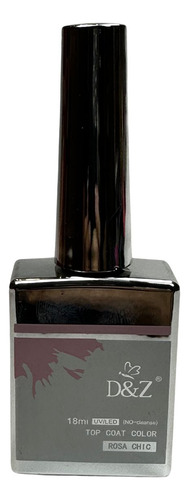 Top Coat Color Rosa Chic Unhas Gel 18ml - D&z