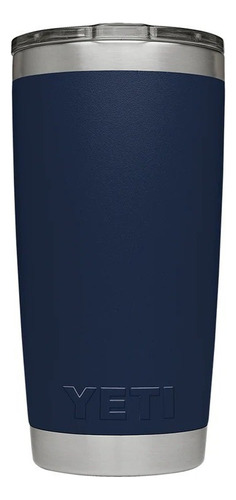 Termo Yeti Rambler 20 Oz Azul Marino Tapa Magslider Original Azul Marino