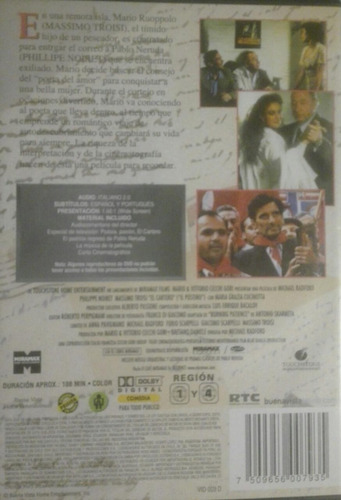 Dvd Película Il Postino - El Cartero (Usado)