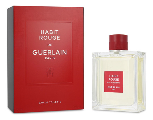 Habit Rouge Guerlain 150 Ml Eau De Toilette Spray