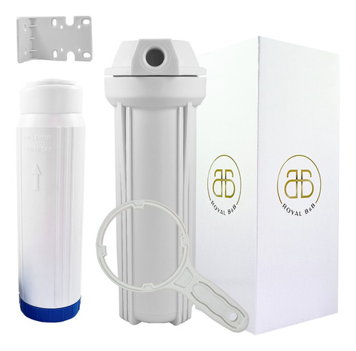 Kit Tira Ferro Caixa D'agua E Cavalete Cartucho Zeólita Cor Branco