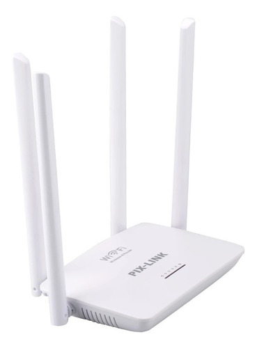 Router Repetidor Wifi Pix-link Lv-wr08 300mbps 4 Antenas 2.4