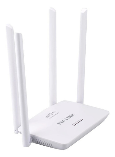 Router Repetidor 2.4ghz Pix-link Lv-wr08 300mbps 4 Antenas