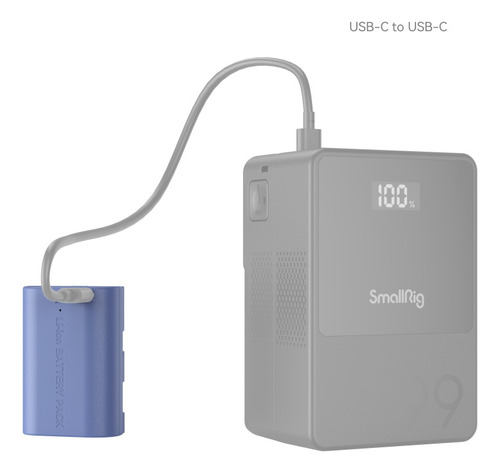 Bateria Recarregável Smallrig Para Câmera Lp-e6nh Usb-c