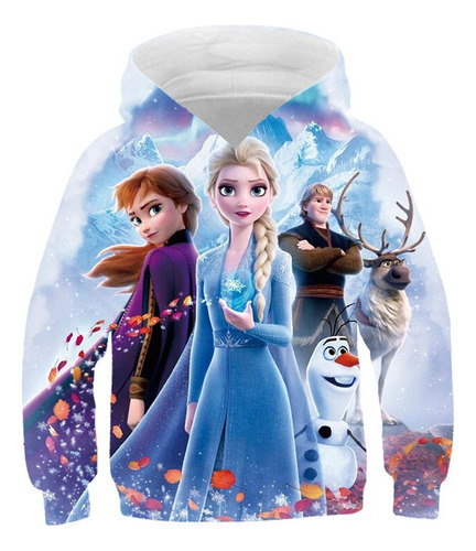 Sudaderas Con Capucha Elsa Princess De Frozen 2 Para Niñas
