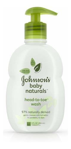 Johnson 's Baby Natural Head-to-toe Wash  9 oz