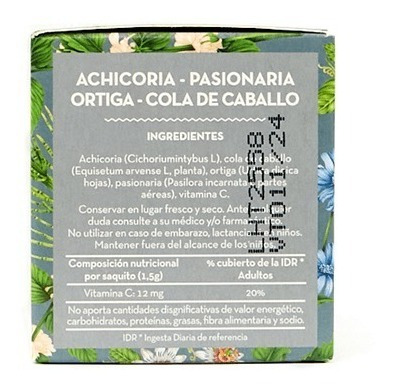 Imagen 3 de 3 de Té Hierbas Del Oasis Mezcla N13 Presión Alta Pack X 3 Cajas