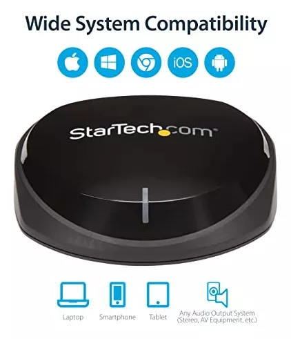 Startech.com Receptor Bluetooth 5.0 Con Nfc De Audio - Adaptador Bluetooth  De Audio Inalámbrico Bt 5.0 