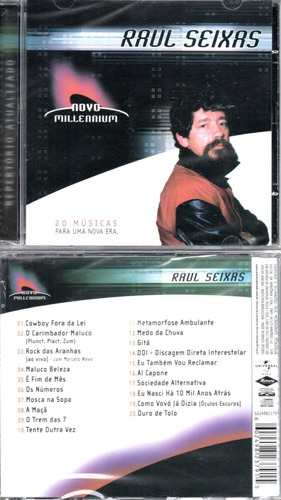 Cd Raul Seixas  Novo Millennium 20 Músicas