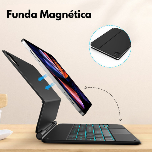Teclado Magic Keyboard Para iPad Pro 11 iPad Air 4/5 10.9