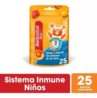 Pastillas Masticables Redoxitos Plus Vitamina C 25 Unidades