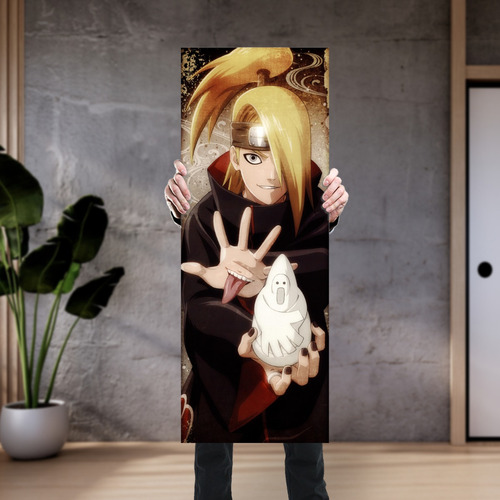 Imagen 4 de 8 de Cuadro Grande De Anime Deidara Akatsuki - Animeras