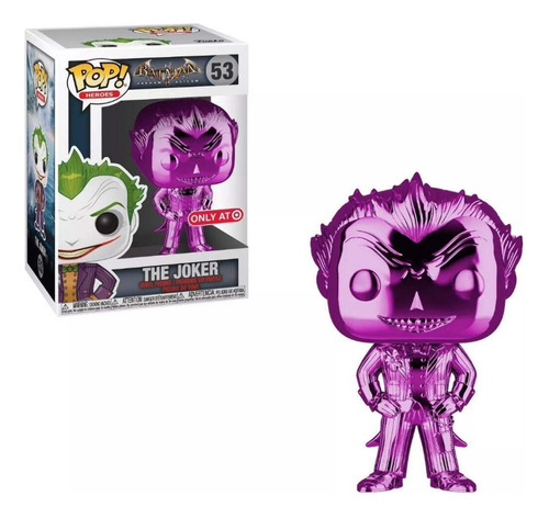 Funko Pop Dc Batman Arkham Asylum The Joker Purple Chrome