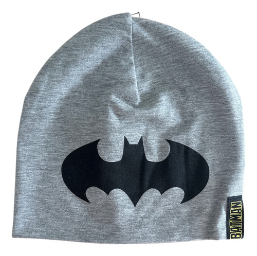 Gorro H&m Niños Batman Algodon Forrado 4-8 Años Gris 4-8 Años Batman