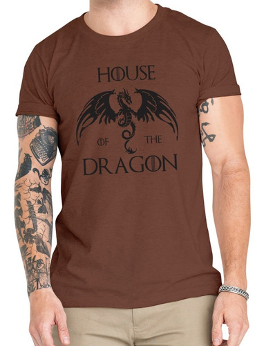 Polera House Of The Dragon Algodón 100% Orgánico Se49