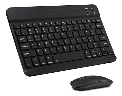 Teclado Y Mouse Bluetooth Recargables De 10 Pulgadas