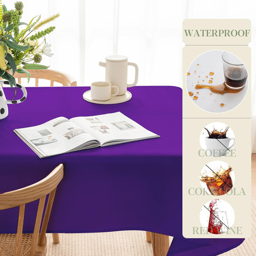 Mantel De Poliéster Impermeable Y Antimanchas Para Mesa
