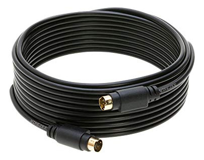 Cable S-video 4 Pines Macho 75 Ohm 25ft Dvd Hdtv