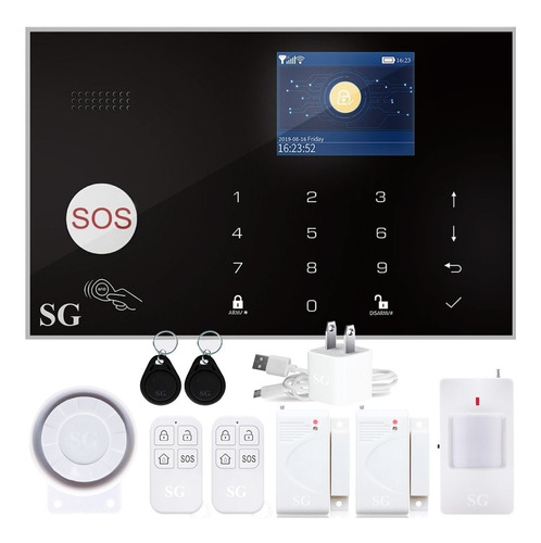 Alarma Touch Gsm 3m Vigilancia Inalambrica App Casa Vecinal
