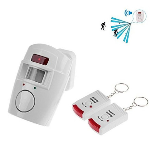 Alarma Inalámbrica Sensor Movimiento Sirena Control, Dom