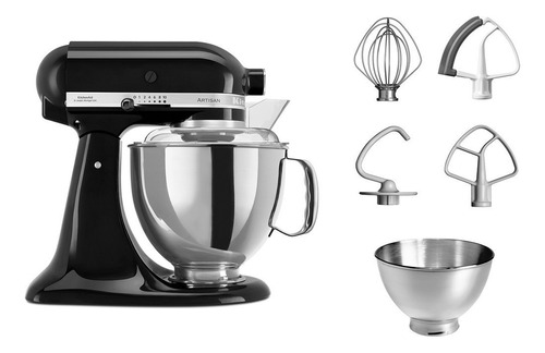 Batidora de pie KitchenAid Artisan KSM175PS onyx black 50 Hz x 60 Hz 220 V - 240 V