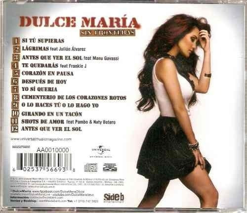 CD Dulce Maria - Sin fronteras - Novo Lacrado