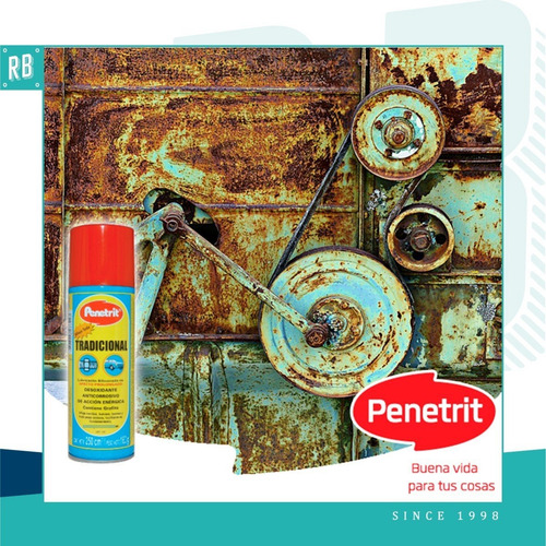 Imagen 2 de 10 de Desoxidante Anticorrosivo Penetrit Experto 163gr / 250cm3