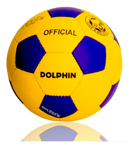 Pelota Futbol Nº5 Cesped Profesional Cuero Sintetico Dolphin