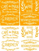 Comprar Stencil Plantilla Frases 20x30 Combox4 Deco Stencils F05
