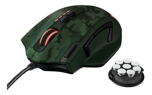 Mouse Gamer Trust Gxt 155c Caldor Verde 4000 Dpi