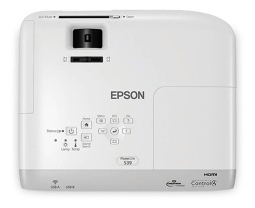 Projetor Epson Powerlite S39 3300 Lumens 3lcd Hdmi Vga Usb