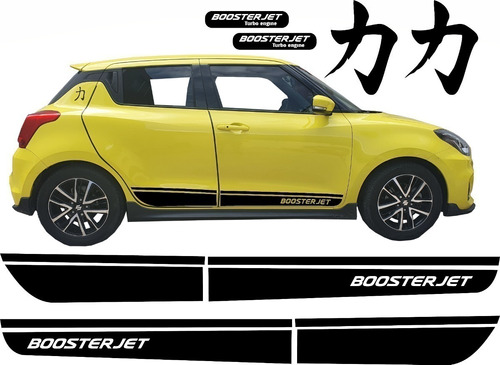 Stickers Suzuki Swift Boosterjet Sport Franjas Laterales