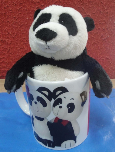 Caneca De Porcelana Com Ursinho Urso De Pelúcia Frete Grátis