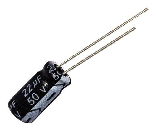 Condensador - Filtro - Capacitor 50v 22uf Electrolitico