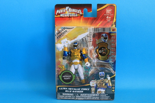 Ultra Metallic Force Blue Ranger Power Rangers Megaforce