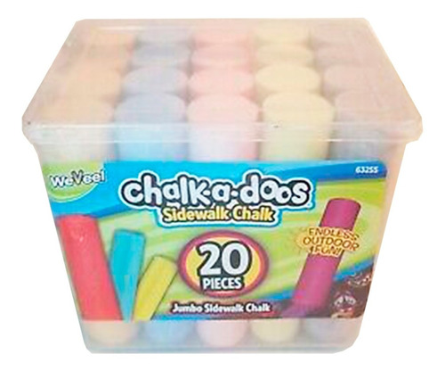 Scentos 20 Tizas Grandes Para Niños - Chalk A Doos