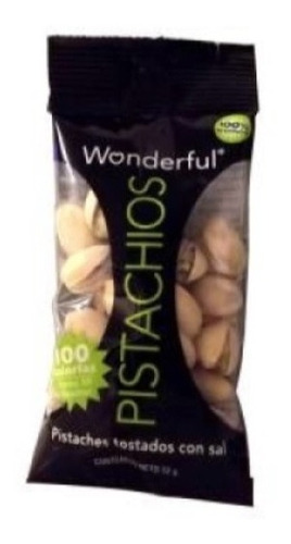 Pistaches Wonderful Tostados Con Sal 32g 5pzas