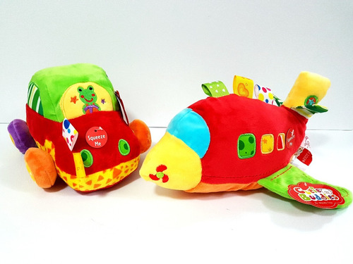 Imagen 2 de 2 de Avion Peluche Con Sonido Woody Toys Avión
