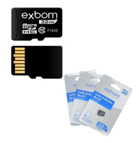 Cartão De Memória Micro Sd 32gb Class 10 Memory Card - Novo