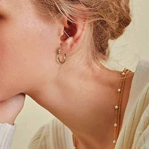 Jstyle 3 Pares De Aretes De Aro De Acero Inoxidable Para Muj