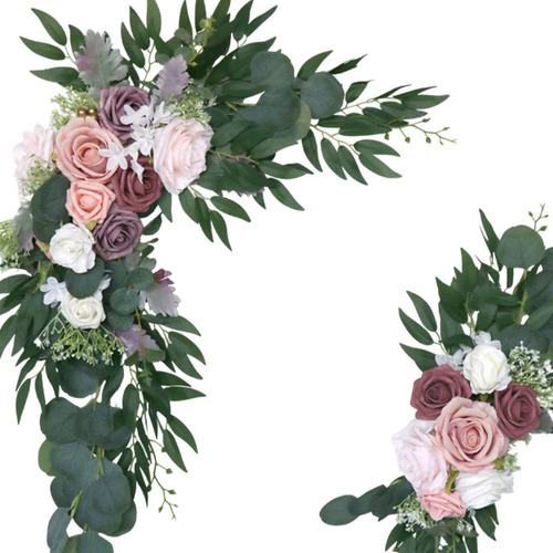 Decoración De De Flores Artificiales Hechas A Mano Tarjeta