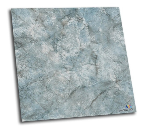 Ceramica Cortines Marmol Azul Brillante 40x40 1ª Calidad