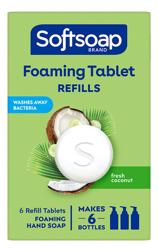 Softsoap Foaming Hand Soap Tablets, Refill Tablets, Fresh Co