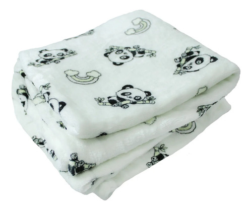 Cobija Para Bebé Calientita Frazada Suave Cobertor Infantil Color Verde Claro Felpa