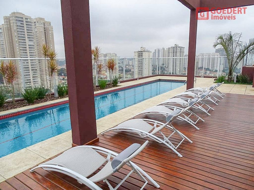 Apartamento Studio Mobiliado Com 1 Dormitório Para Alugar, 38 M² Por R$ 1.900/mês - Vila Augusta - Guarulhos/sp - St0038
