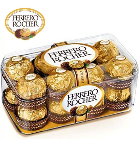 Chocolates Ferrero Rocher Caja 16 Piezas El Regalo Ideal