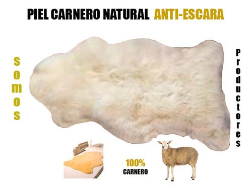 Piel Carnero Natural(anti Escaras Y Ulceras)-piel Medica