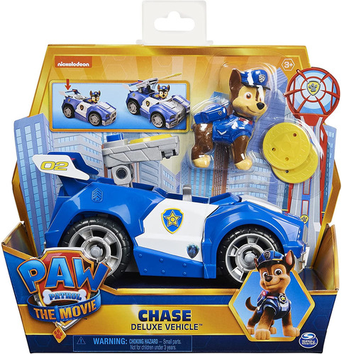 Vehículo Paw Patrol La Película Chase Interactivo 3+