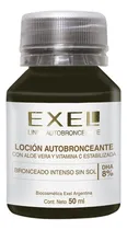 Comprar Loción Autobronceante 8% Sin Color Bronceado Exel 50m X4
